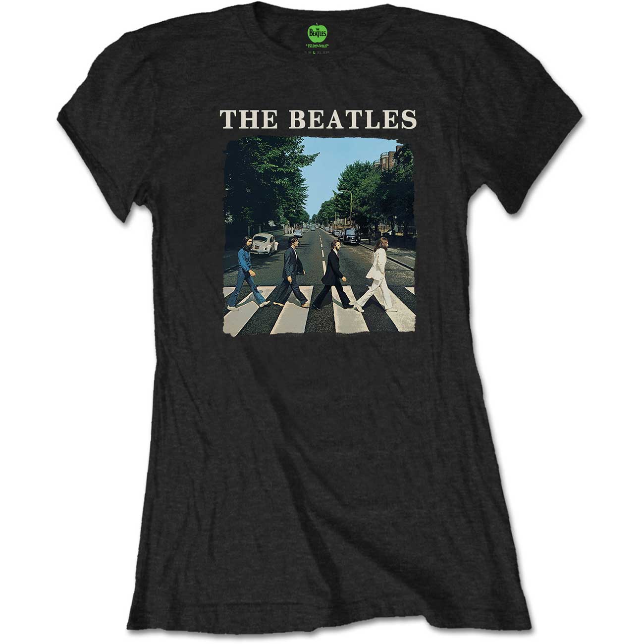 THE BEATLES T-Shirt for Ladies, Abbey Road &amp; Logo