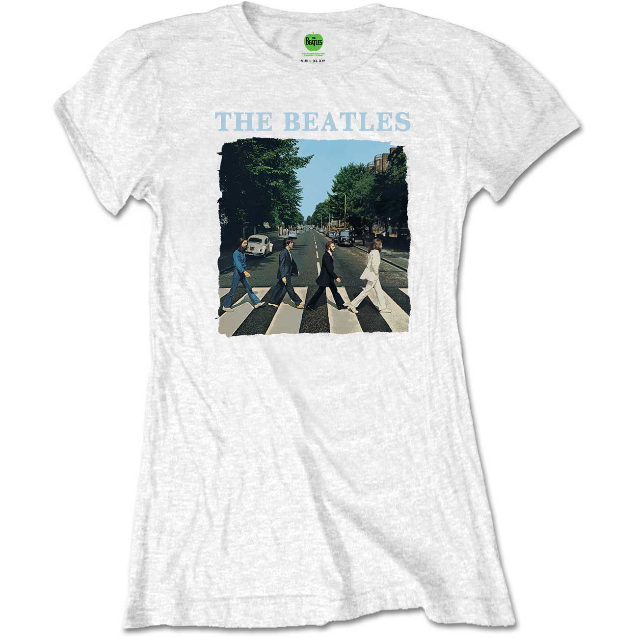 THE BEATLES T-Shirt for Ladies, Abbey Road &amp; Logo