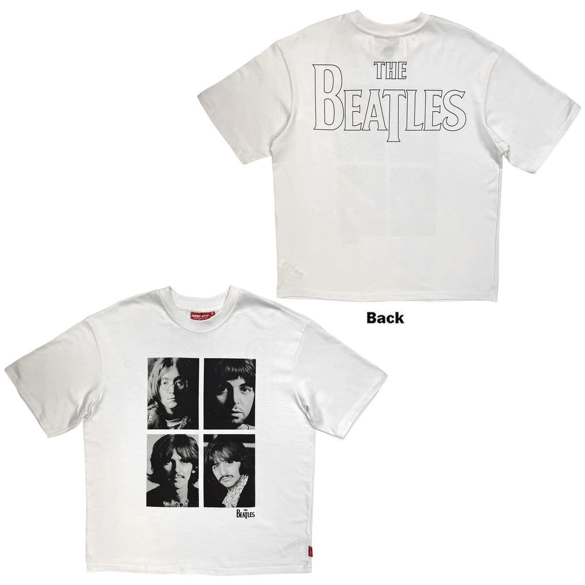THE BEATLES Premium T-Shirt, Four Portrait