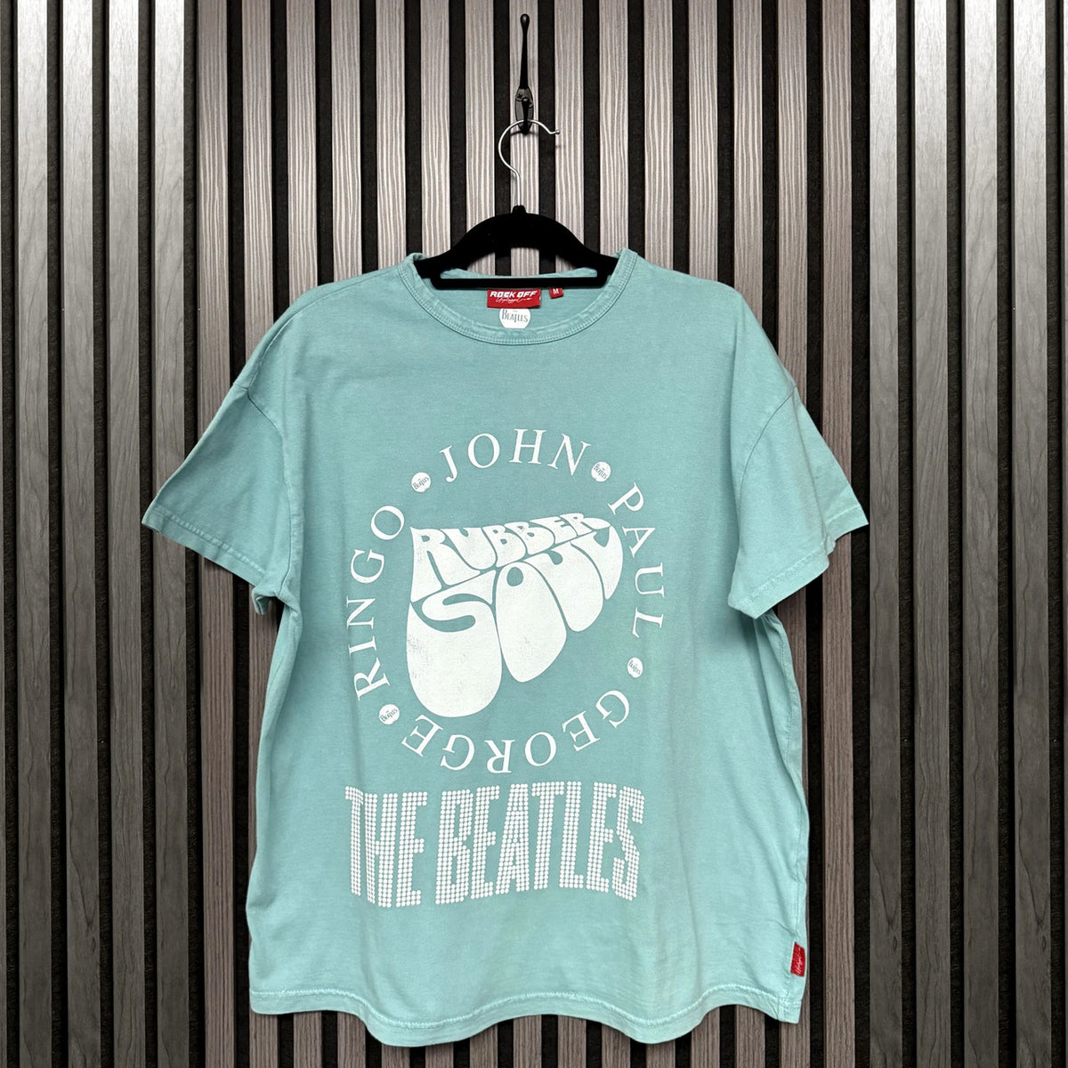 THE BEATLES Premium T-Shirt, Rubber Soul Circle