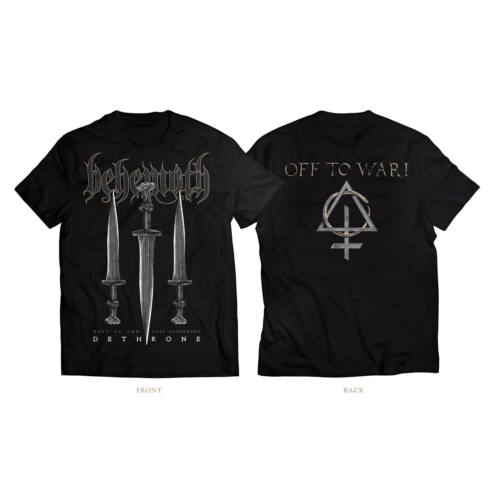 BEHEMOTH Attractive T-Shirt, Off To War!