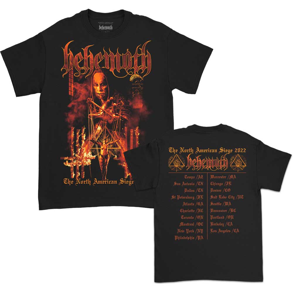 BEHEMOTH Attractive T-Shirt, North American Tour &