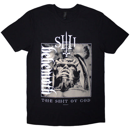 BEHEMOTH Attractive T-Shirt, The Shit Ov God Vertical Logo