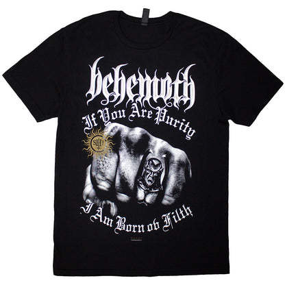 BEHEMOTH Attractive T-Shirt, The Shit Ov God Purity Fist
