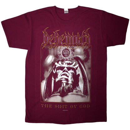 BEHEMOTH Attractive T-Shirt, The Shit Ov God Cover
