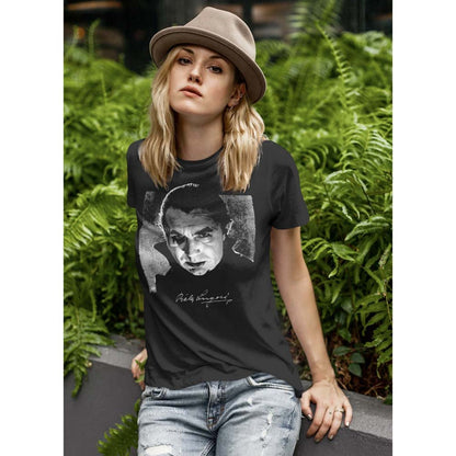 BELA LUGOSI Terrific T-Shirt, Bw Photo And Signature