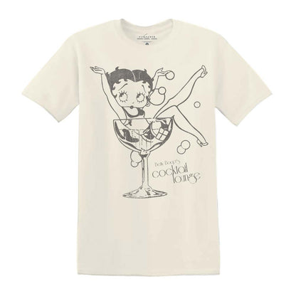 BETTY BOOP Pigment Dyed T-Shirt, Cocktail Lounge