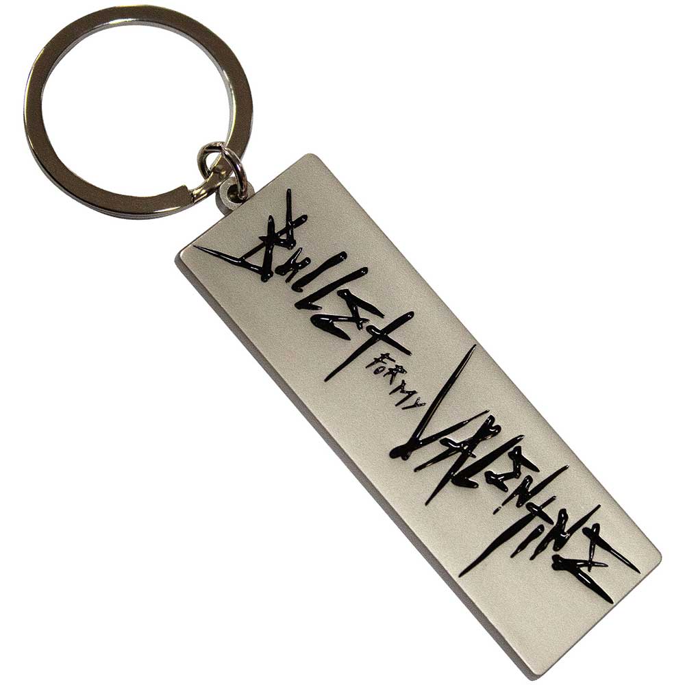 BULLET FOR MY VALENTINE Keychain, Engraved Logo