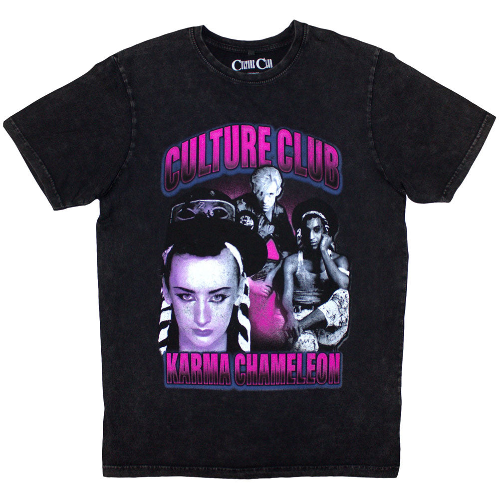 CULTURE CLUB Stone Wash T-Shirt, Karma Chameleon