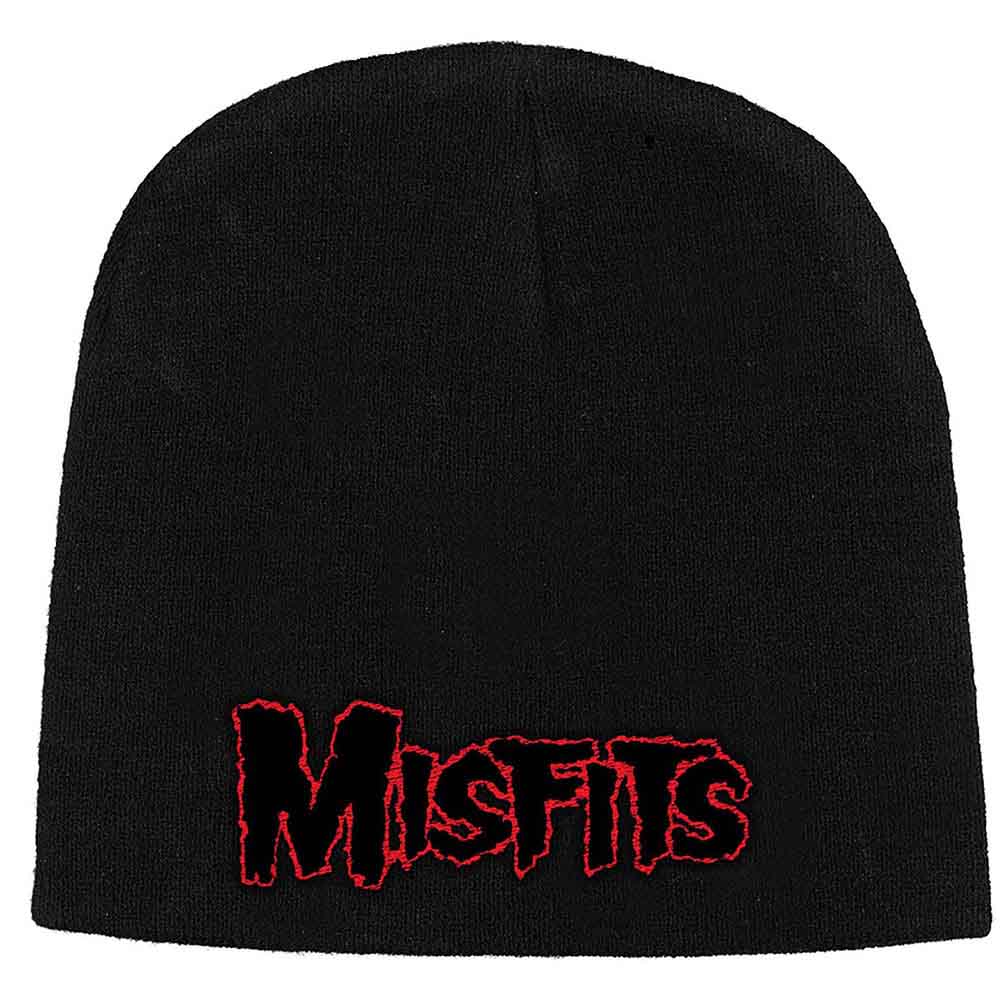 MISFITS Attractive Beanie Hat, Red Logo