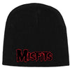 MISFITS Attractive Beanie Hat, Red Logo