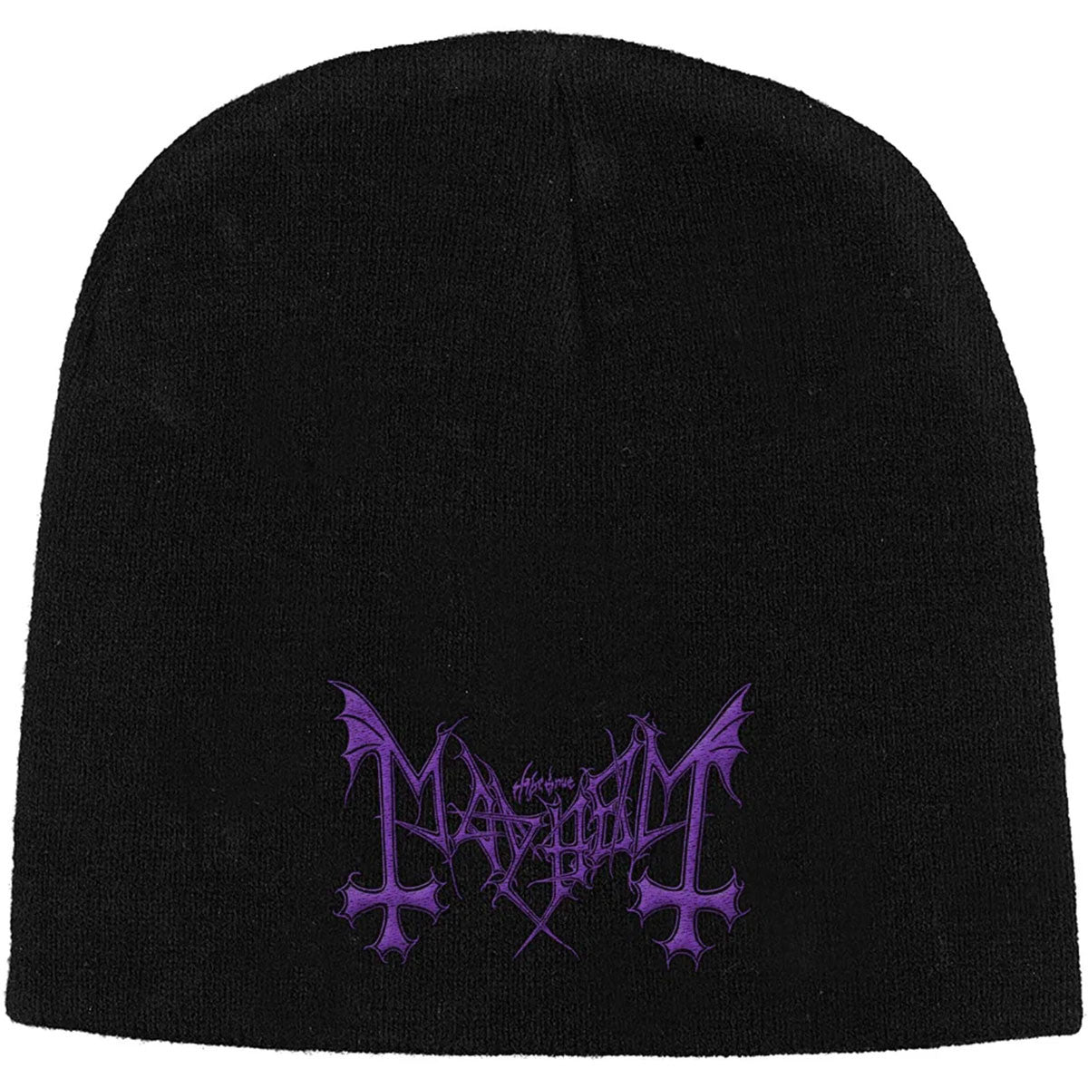 Mayhem Purple Logo Beanie Hat