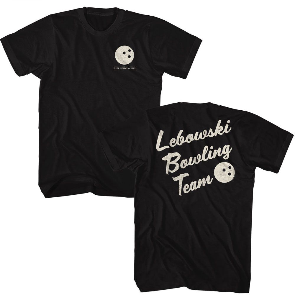 THE BIG LEBOWSKI Famous T-Shirt, Bowling Team