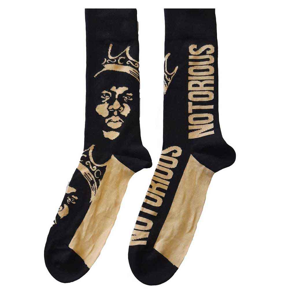 BIGGIE SMALLS Unisex Ankle Socks, Gold Crown