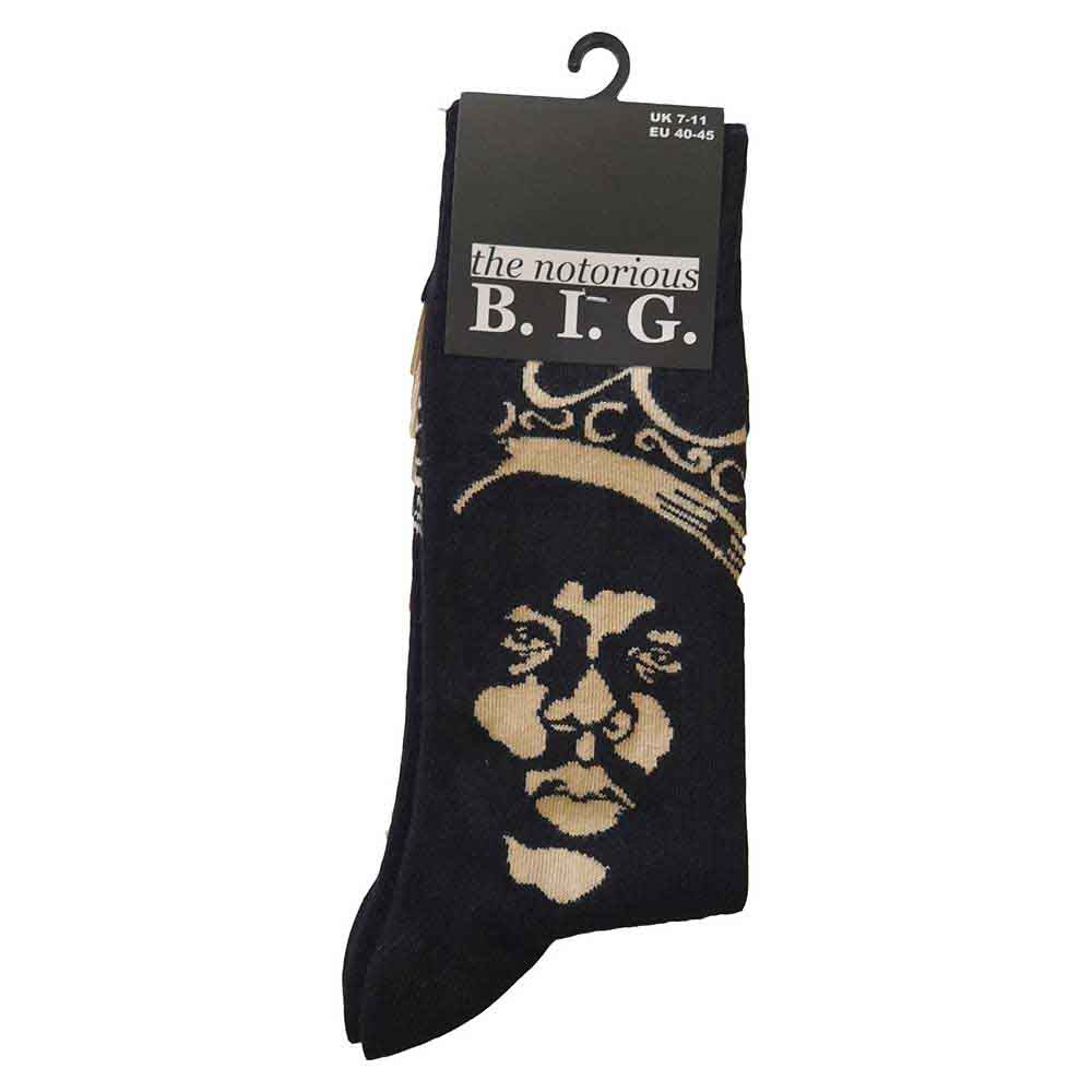 BIGGIE SMALLS Unisex Ankle Socks, Gold Crown