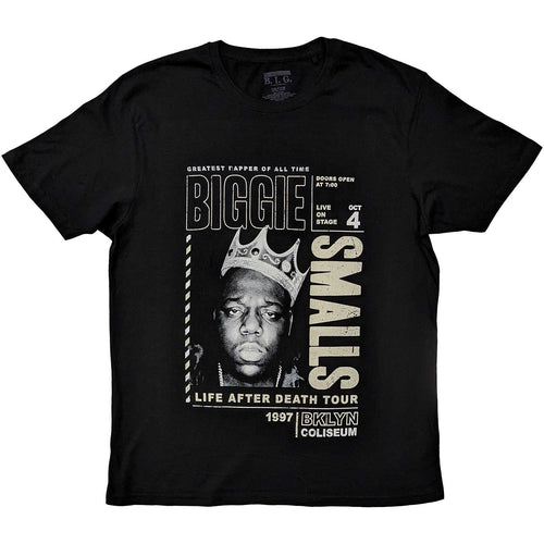 Biggie Smalls T Shirt The Notorious Big Logo New Official Mens