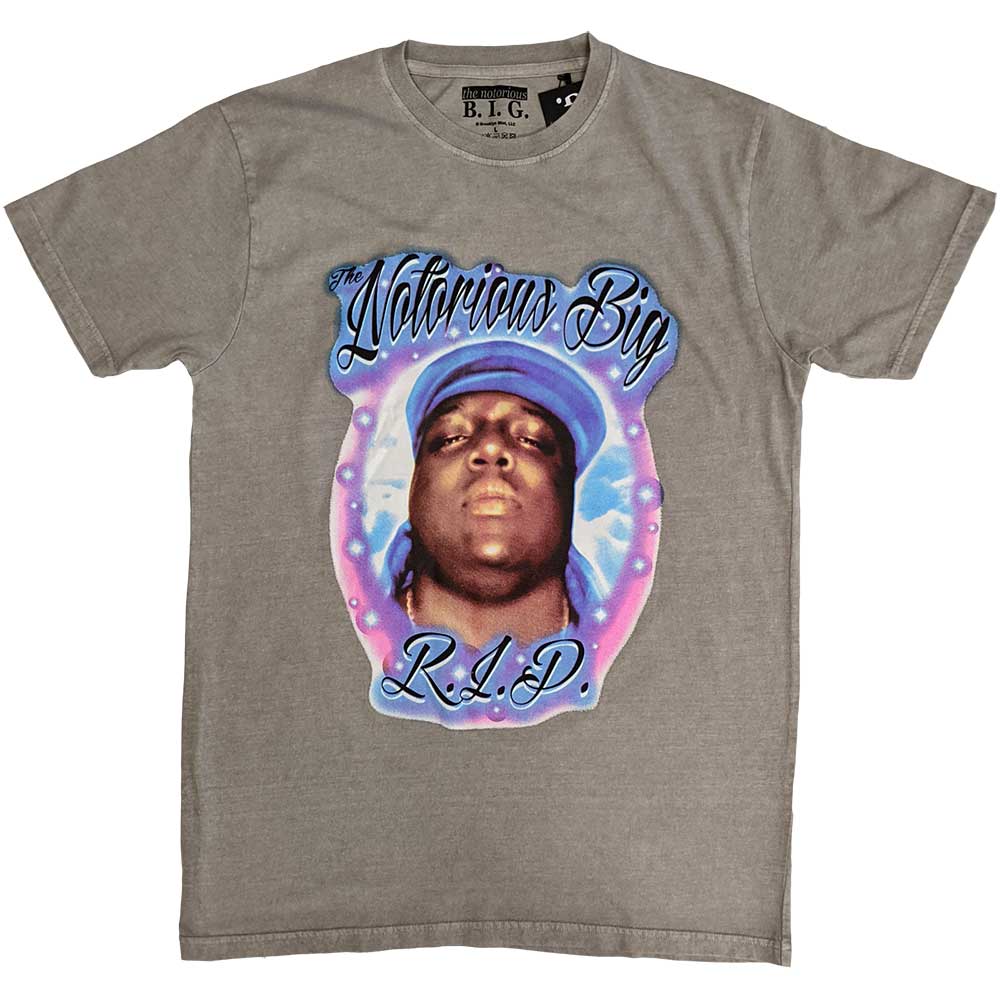 THE NOTORIOUS B.I.G. Attractive T-Shirt, RIP Airbrush