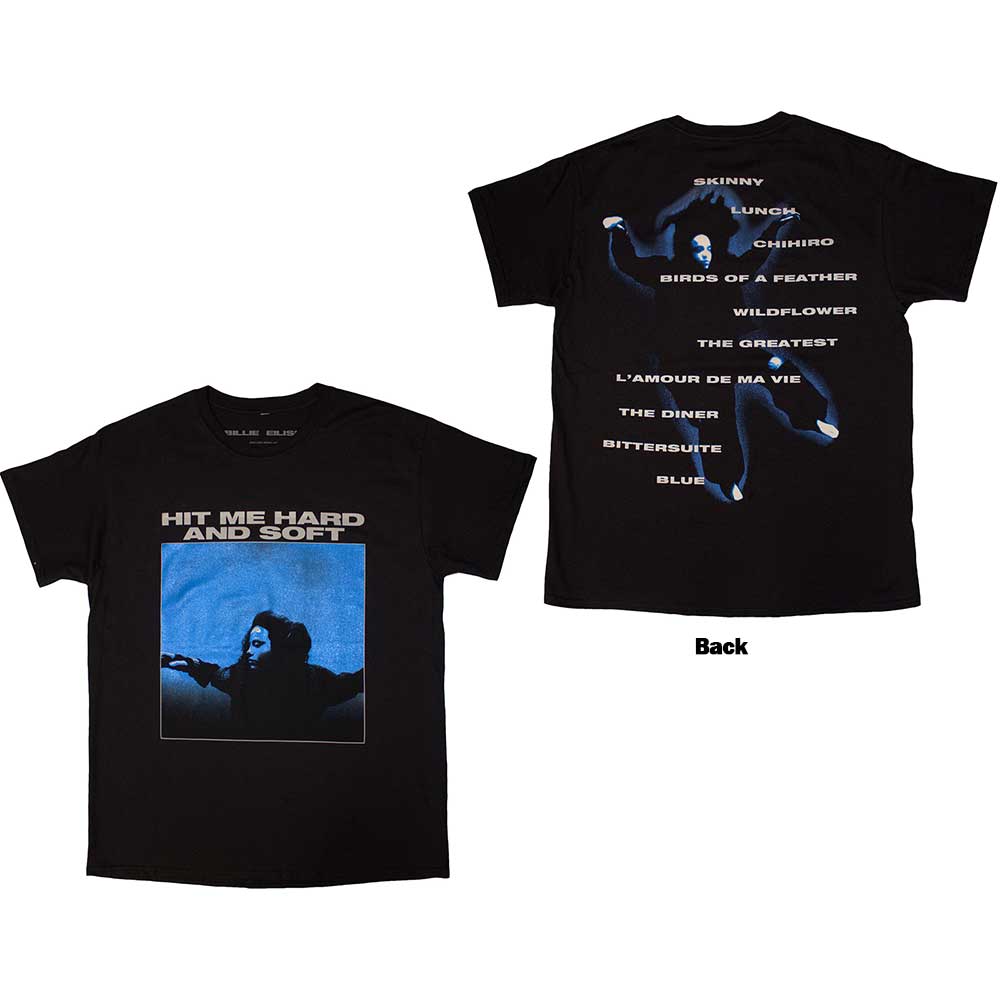 BILLIE EILISH Attractive T-Shirt, Hit Me Hard And Soft Tracklist