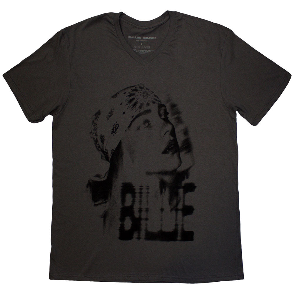 BILLIE EILISH Stone Wash T-Shirt, Tonal Bandana