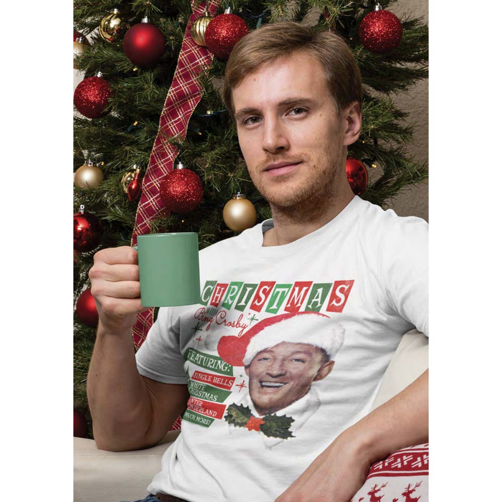 BING CROSBY Eye-Catching T-Shirt, Christmas With