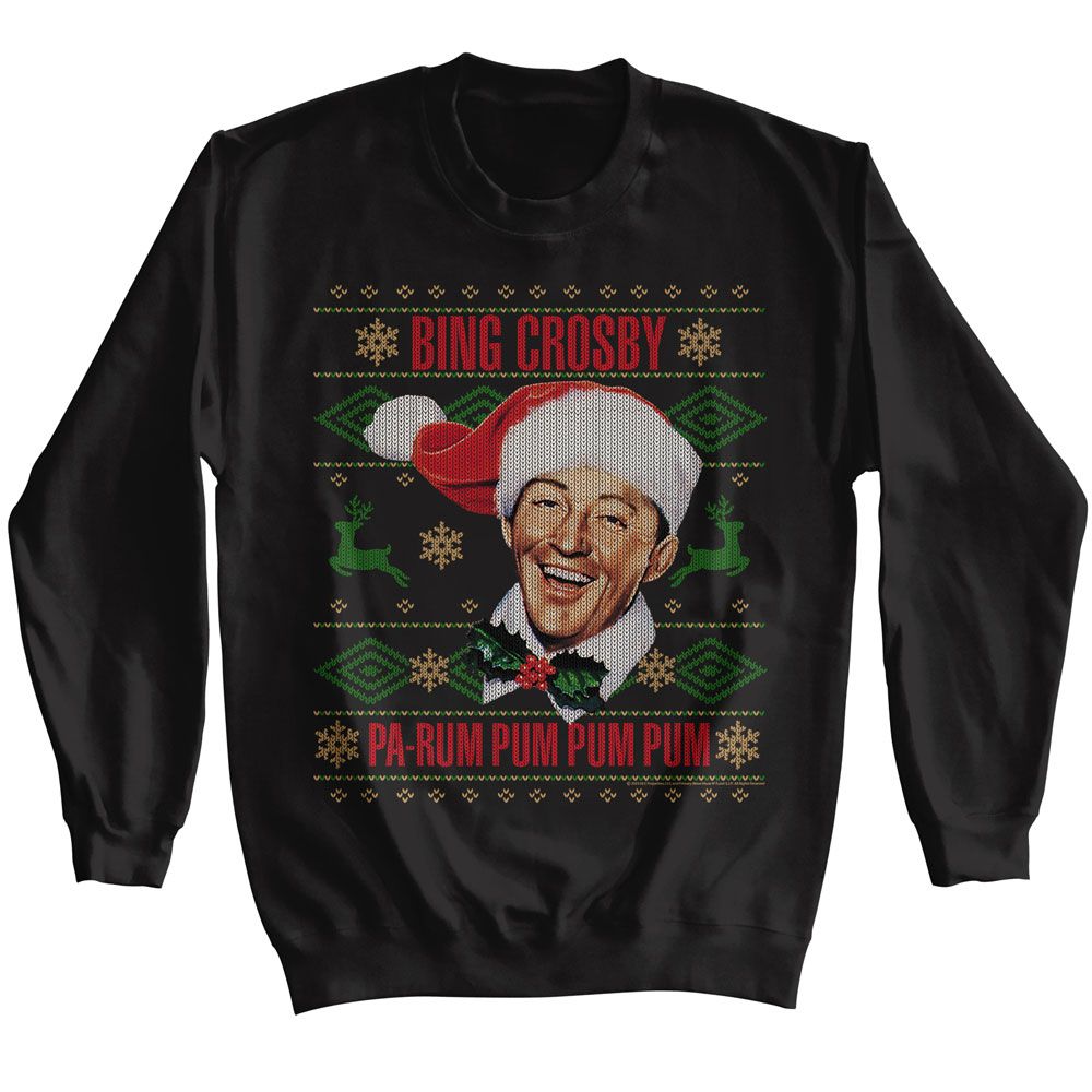 BING CROSBY Sweatshirt, Christmas Sweater