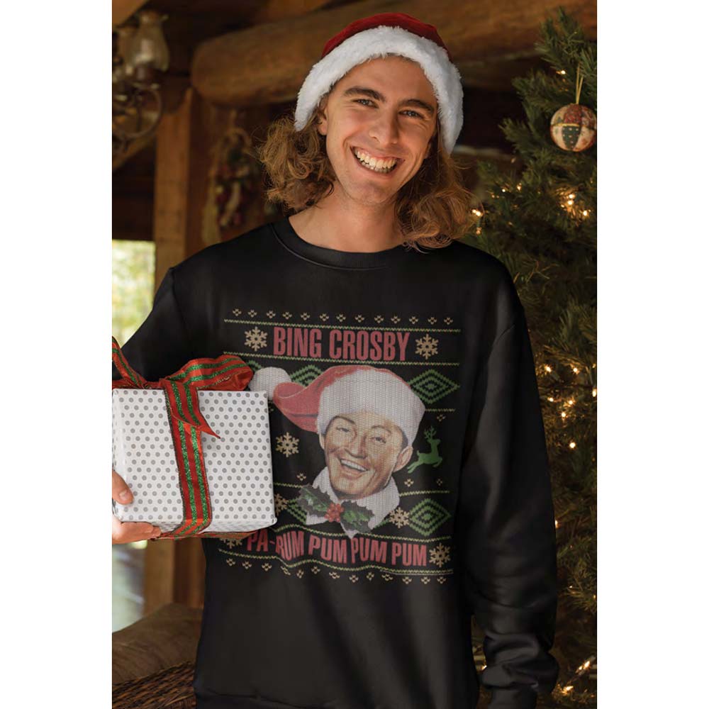 BING CROSBY Sweatshirt, Christmas Sweater