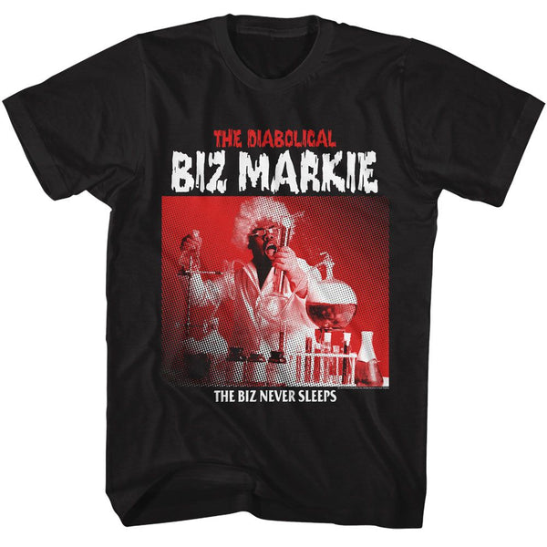 BIZ MARKIE Eye-Catching T-Shirt, The Biz Never Sleeps