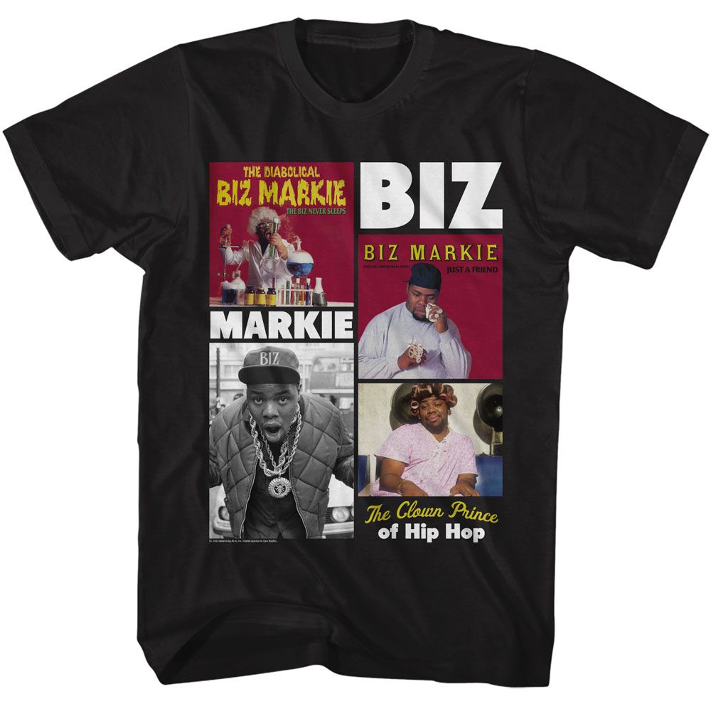 BIZ MARKIE Eye-Catching T-Shirt, Collage