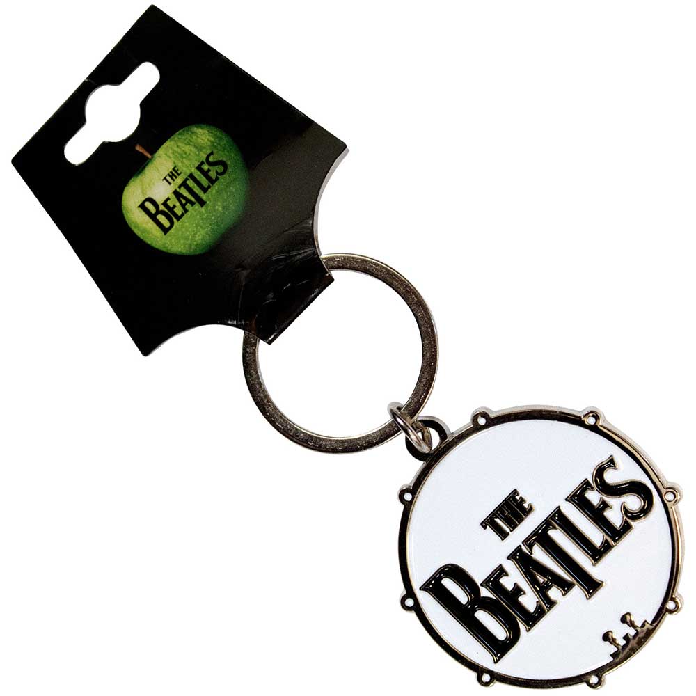 THE BEATLES Keychain, Drum Logo