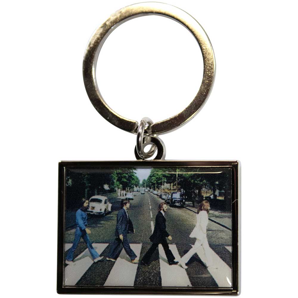 THE BEATLES Keychain, Abbey Road Crossing Photo