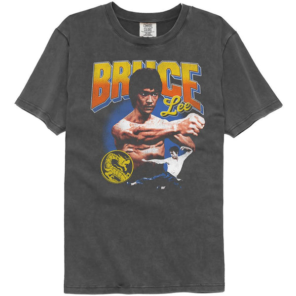 BRUCE LEE Garment Dye T-Shirt, Gradient