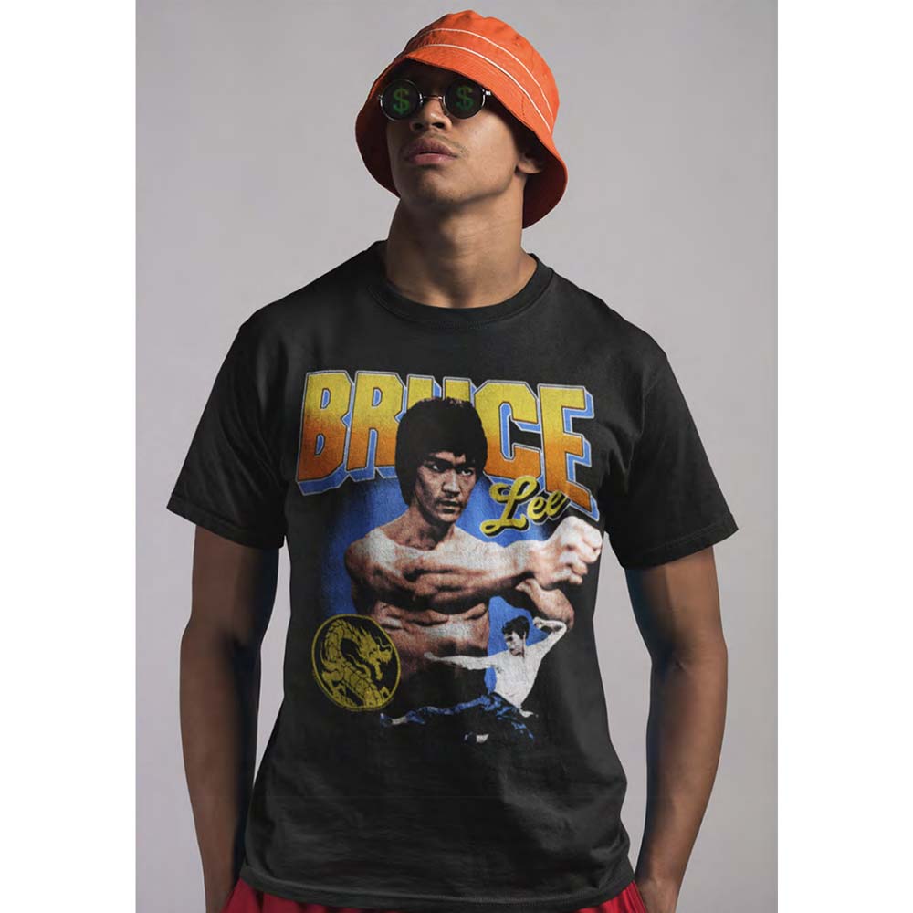 BRUCE LEE Glorious T-Shirt, Gradient Text