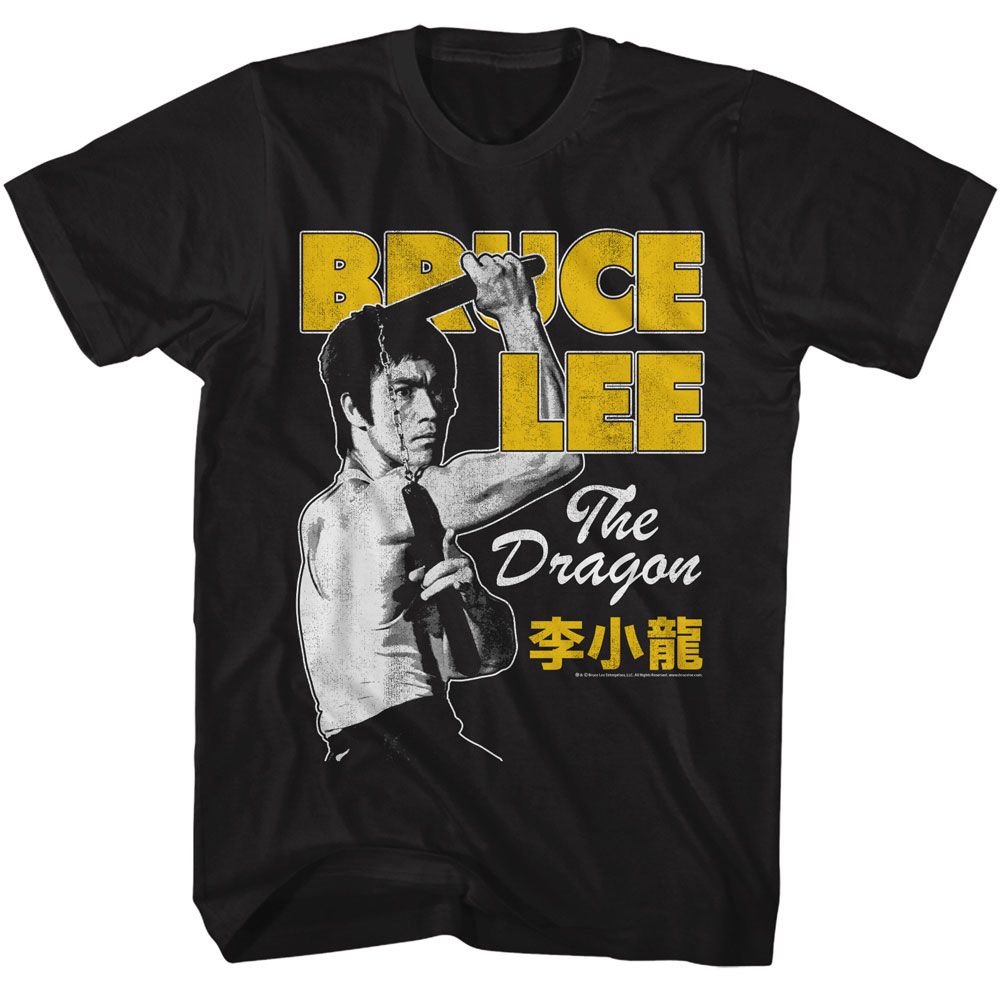 BRUCE LEE Unisex T-Shirt, Nunchuck Pose