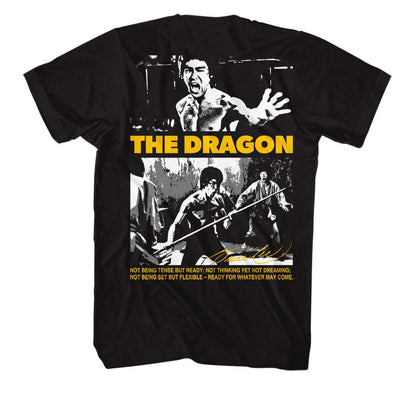 BRUCE LEE Glorious T-Shirt, Be Ready Front And Back