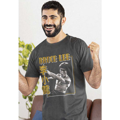 BRUCE LEE Garment Dye T-Shirt, Punch