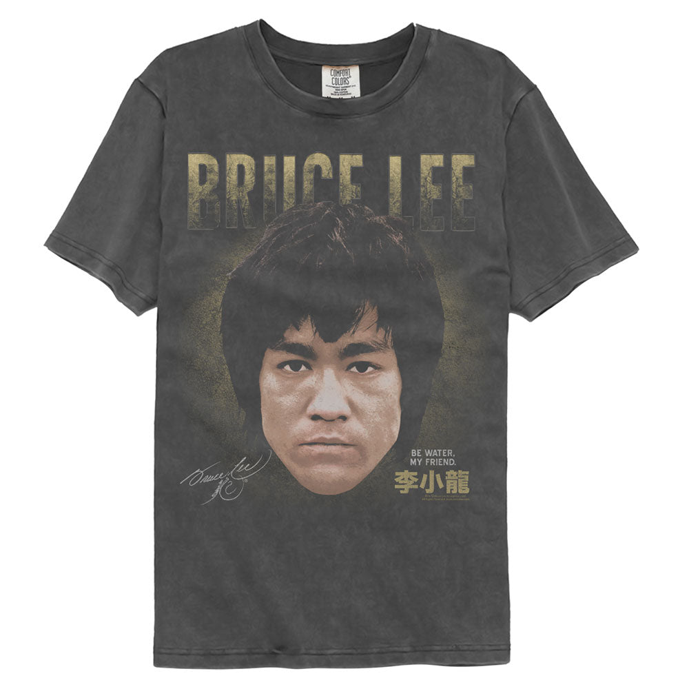 BRUCE LEE Garment Dye T-Shirt, HEAD