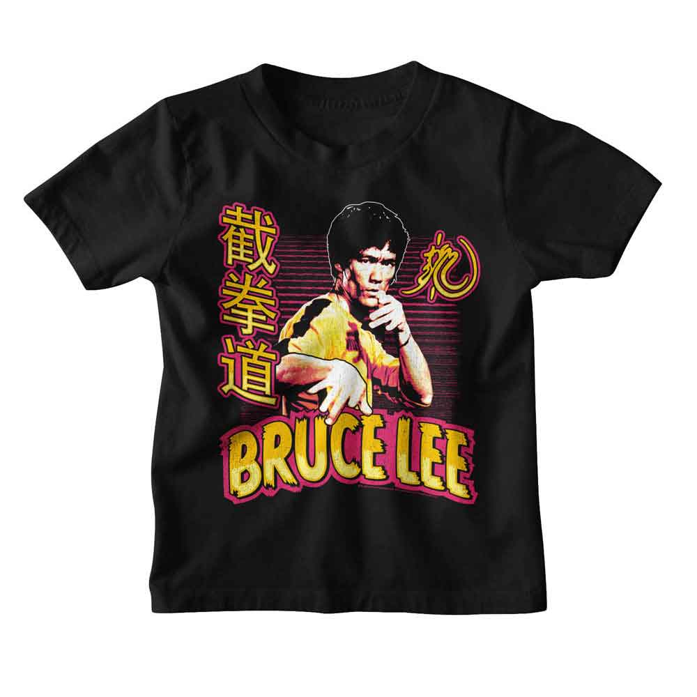 BRUCE LEE Kids T-Shirt, BRIGHT ACTION