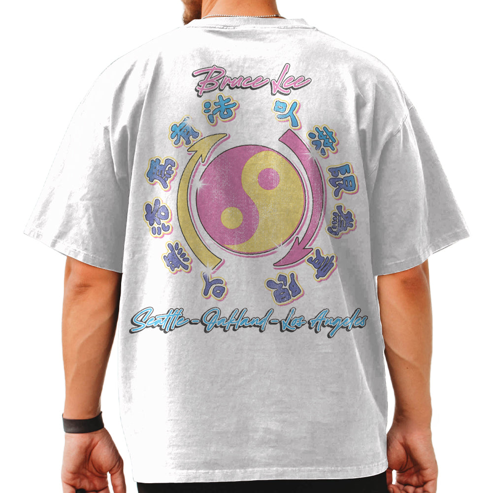 BRUCE LEE Oversized T-Shirt, JUN FAN CAR SIT