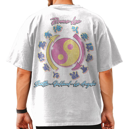 BRUCE LEE Oversized T-Shirt, JUN FAN CAR SIT