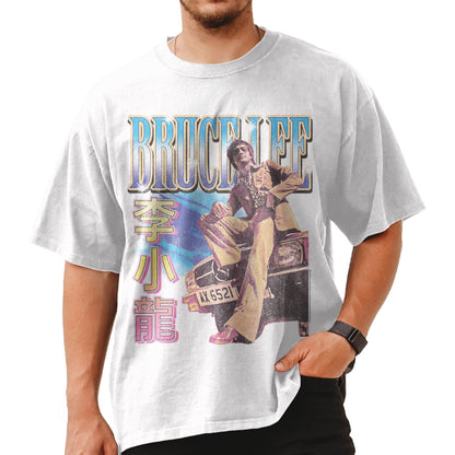 BRUCE LEE Oversized T-Shirt, JUN FAN CAR SIT