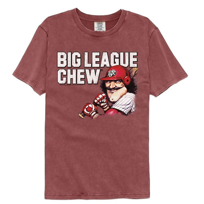 BIG LEAGUE CHEW Vintage Wash T-Shirt, Moustache