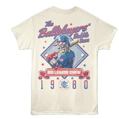 BIG LEAGUE CHEW Eye-Catching T-Shirt, USA SLUGGER