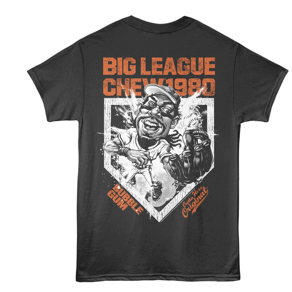 BIG LEAGUE CHEW Eye-Catching T-Shirt, BASE CATCH