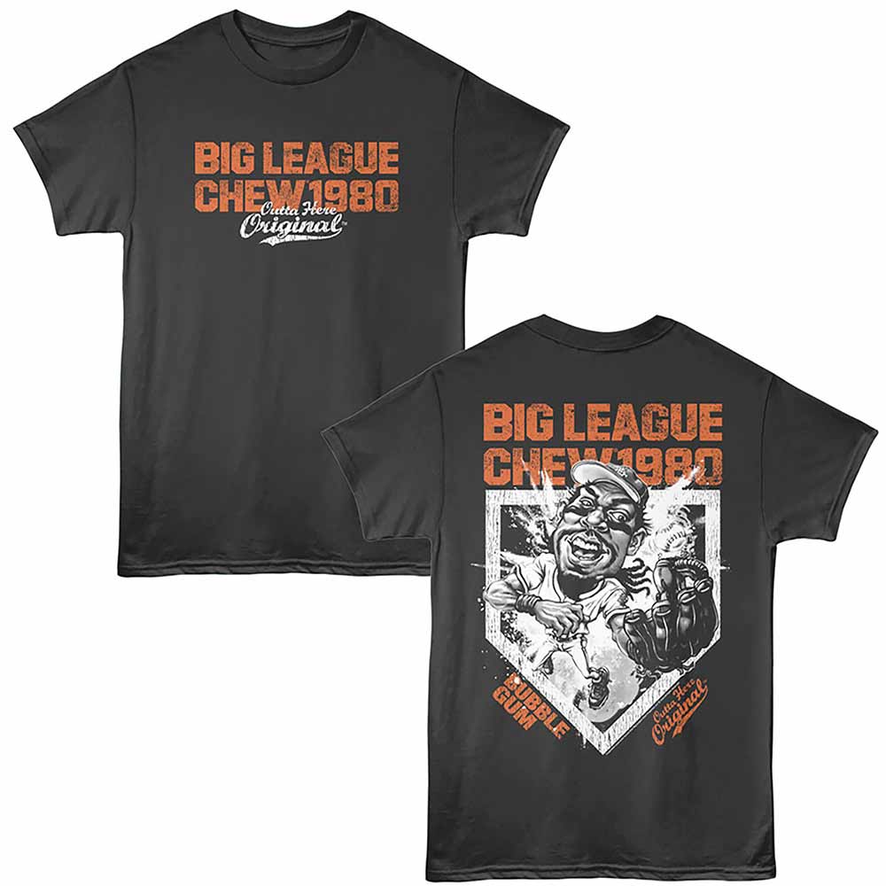 BIG LEAGUE CHEW Eye-Catching T-Shirt, BASE CATCH