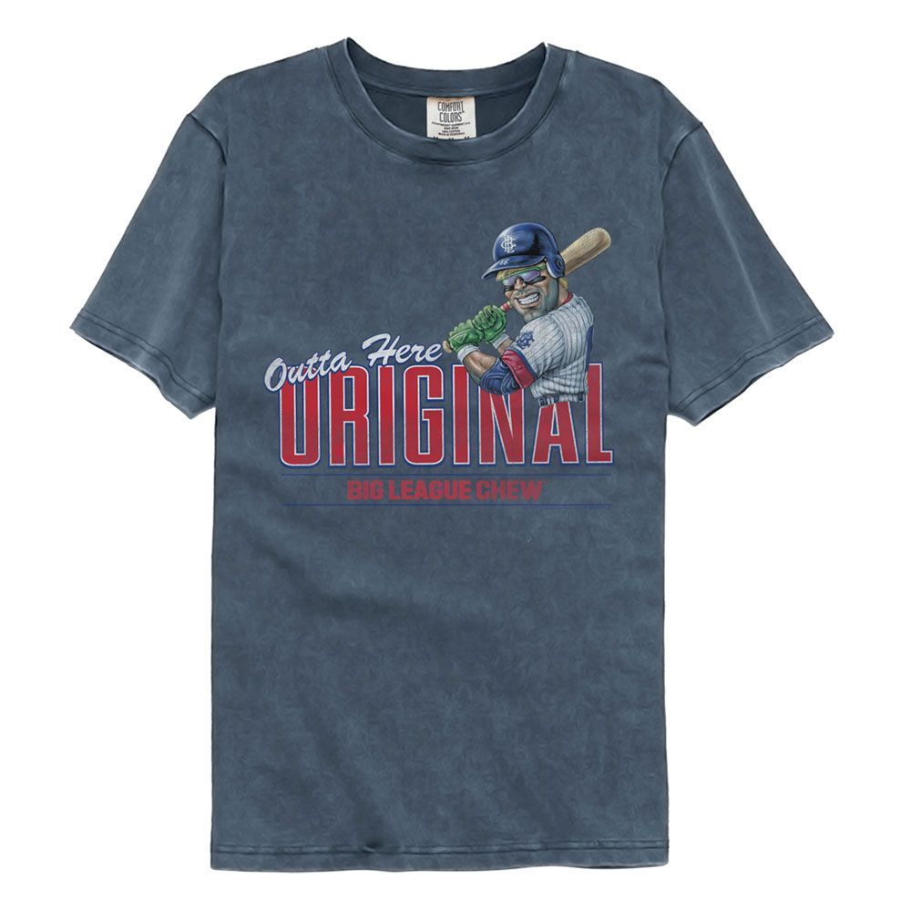 BIG LEAGUE CHEW Garment Dye T-Shirt, Outta Here Original