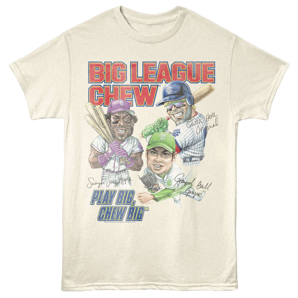 BIG LEAGUE CHEW Eye-Catching T-Shirt, PLAYER FLAVORS