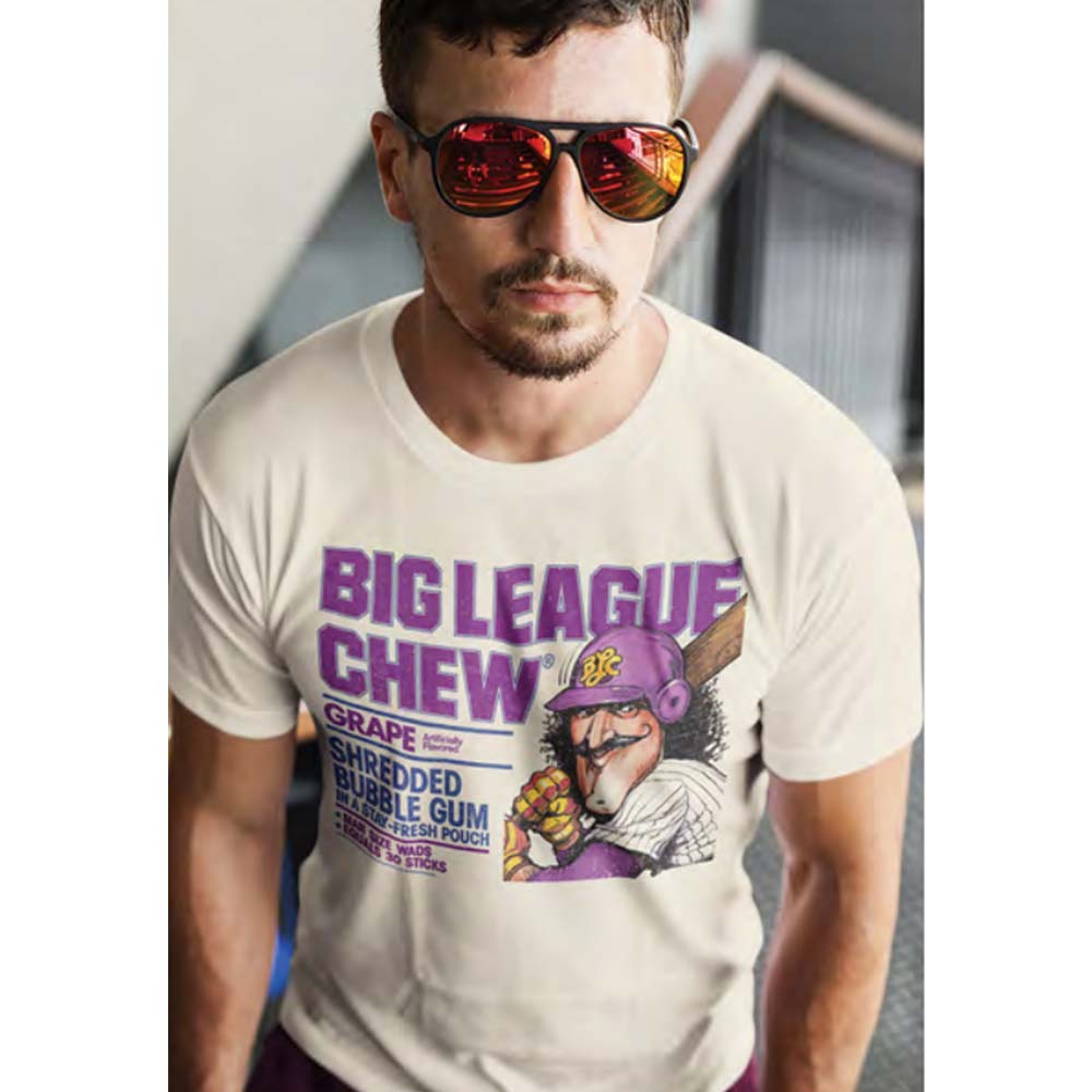BIG LEAGUE CHEW Eye-Catching T-Shirt, VINTAGE GRAPE