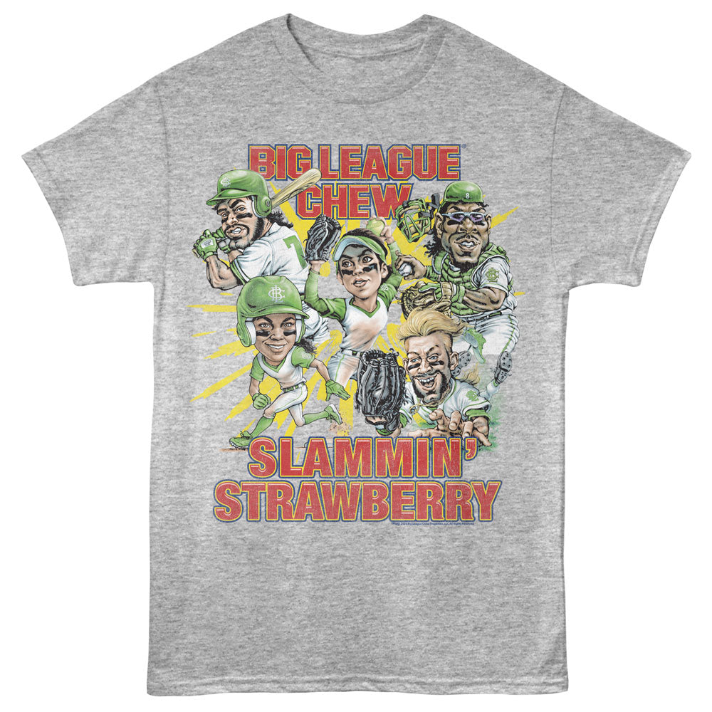 BIG LEAGUE CHEW Eye-Catching T-Shirt, SLAMMIN STRAWBERRY