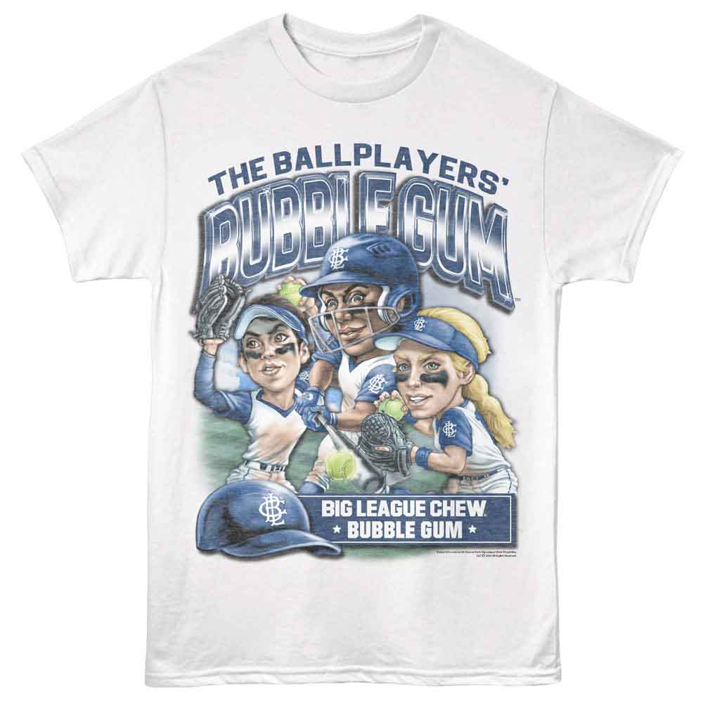BIG LEAGUE CHEW Eye-Catching T-Shirt, SOFTBALL