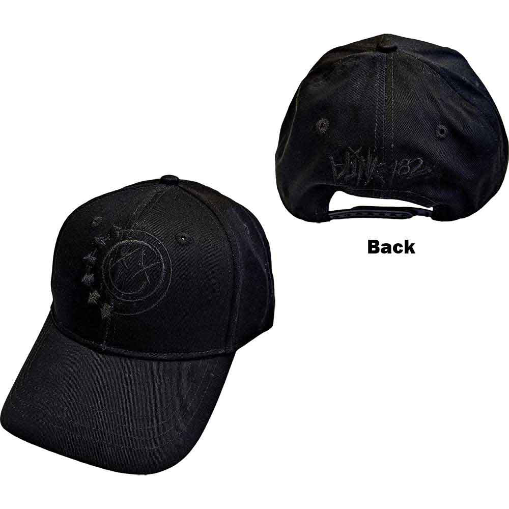 BLINK-182 Baseball Cap, Black Six Arrow Smile